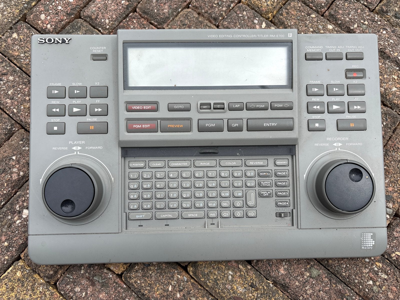 Sony RM-E700 video editing controller, Ophalen of Verzenden, Video