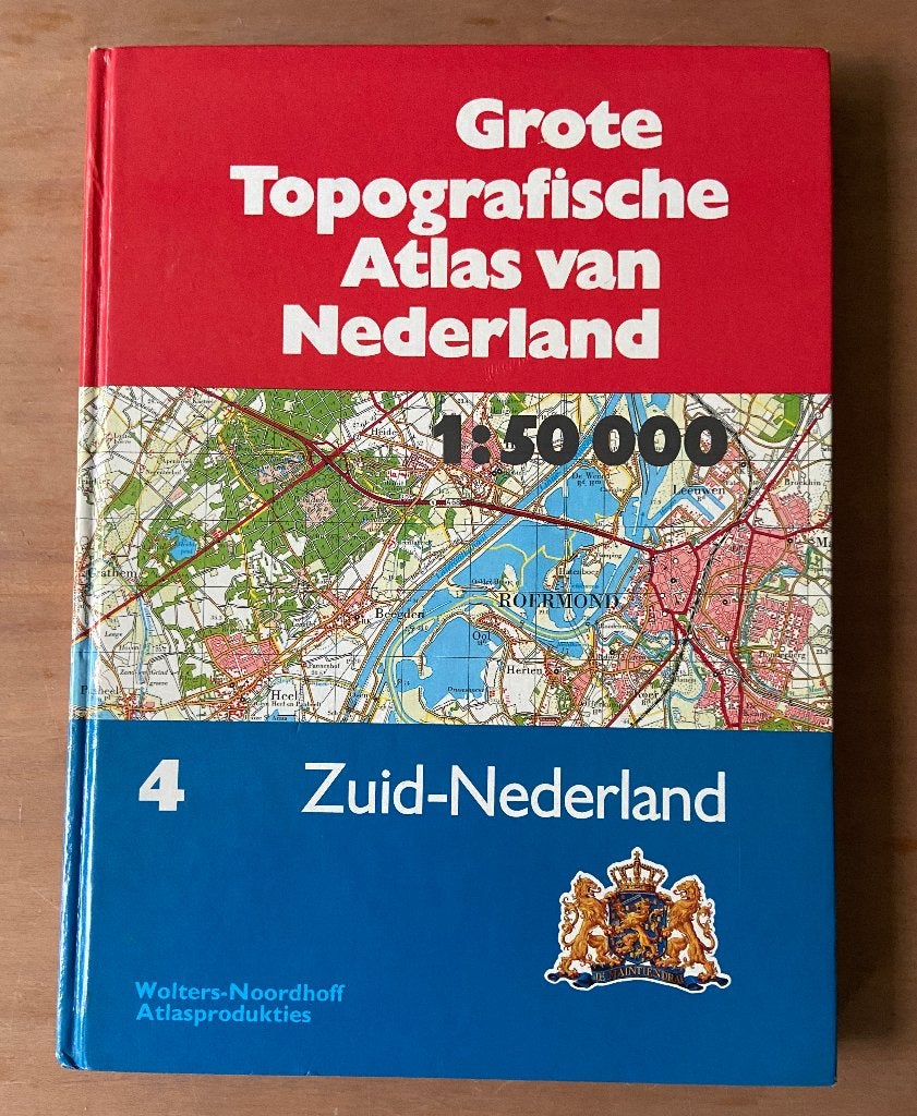 Grote Topografische Atlas van Nederland deel 4, Boeken, Overige atlassen, Ophalen of Verzenden, Zo goed als nieuw, 1800 tot 2000