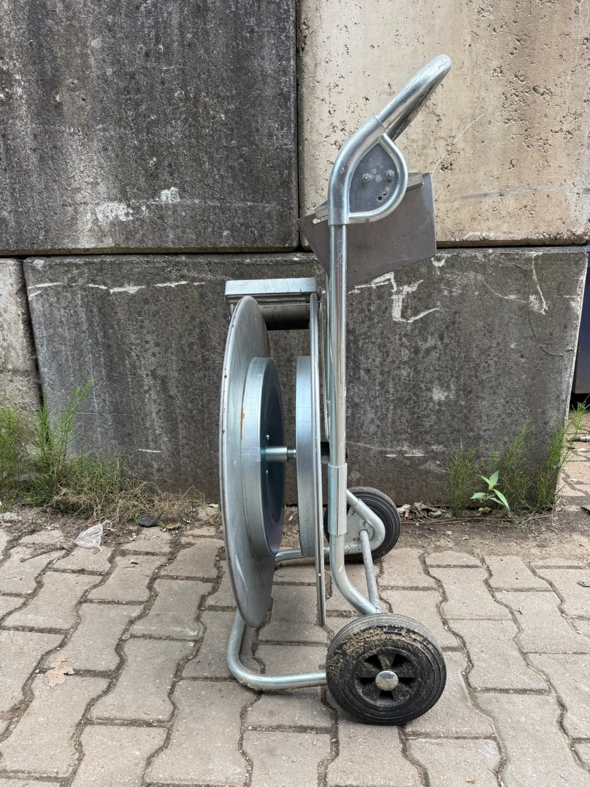 Cyklop haspelwagen / afroller voor omsnoeringsband, Ophalen, Zo goed als nieuw