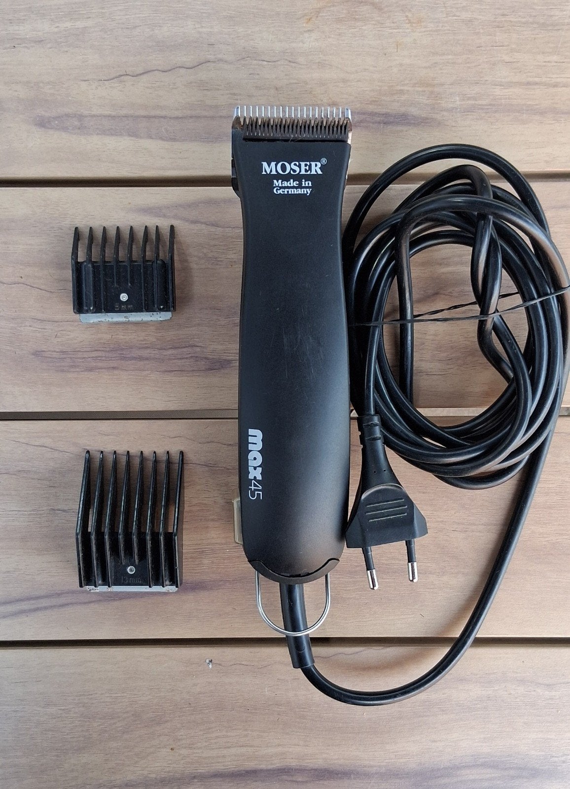 Moser hondentrimmer met 2 opzetstukken, Moser, Ophalen of Verzenden, Zo goed als nieuw, Tondeuse