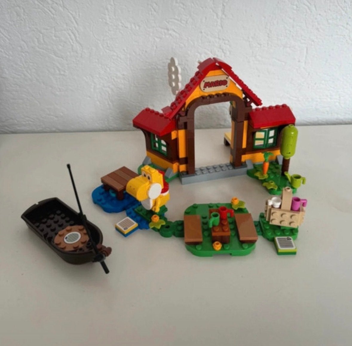 Lego Super Mario Yoshi's Cadeauhuis uitbreidingsset, Kinderen en Baby's, Lego, Ophalen of Verzenden, Zo goed als nieuw, Compleet