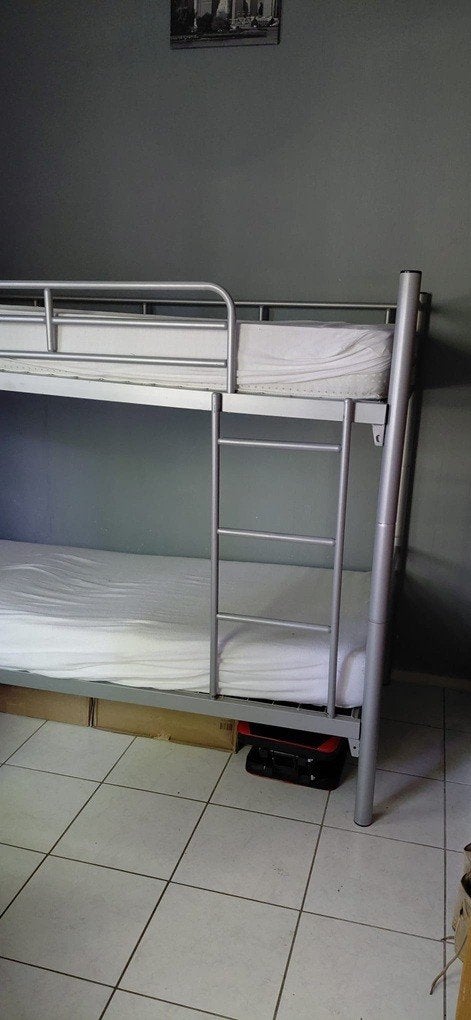 stapel bed, stapelbed, Ophalen, Zo goed als nieuw, 180 cm of meer, 85 tot 100 cm