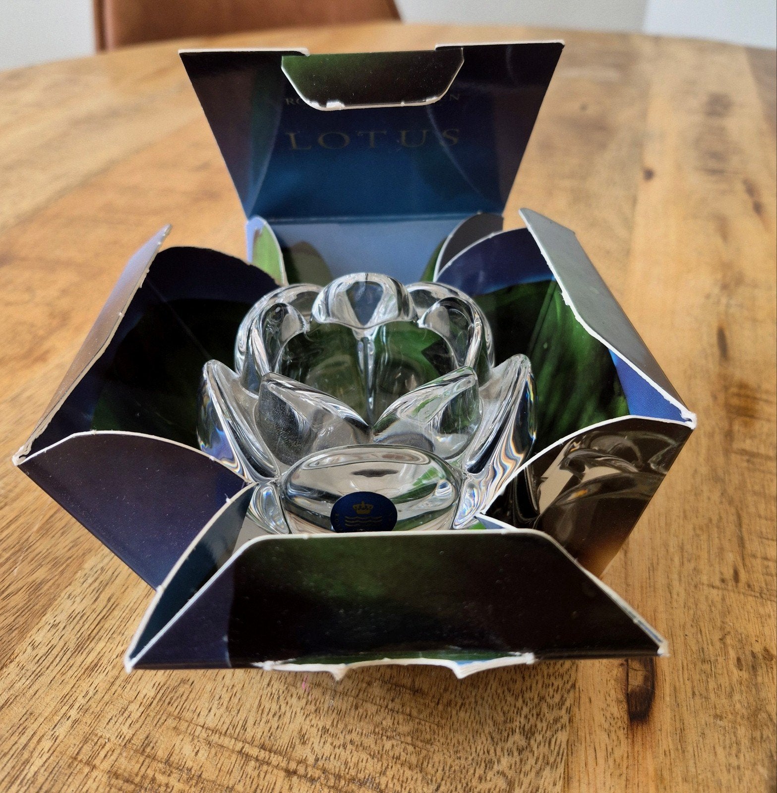 Royal Copenhagen Holmegaard Lotus Lille theelichthouder, Ophalen of Verzenden