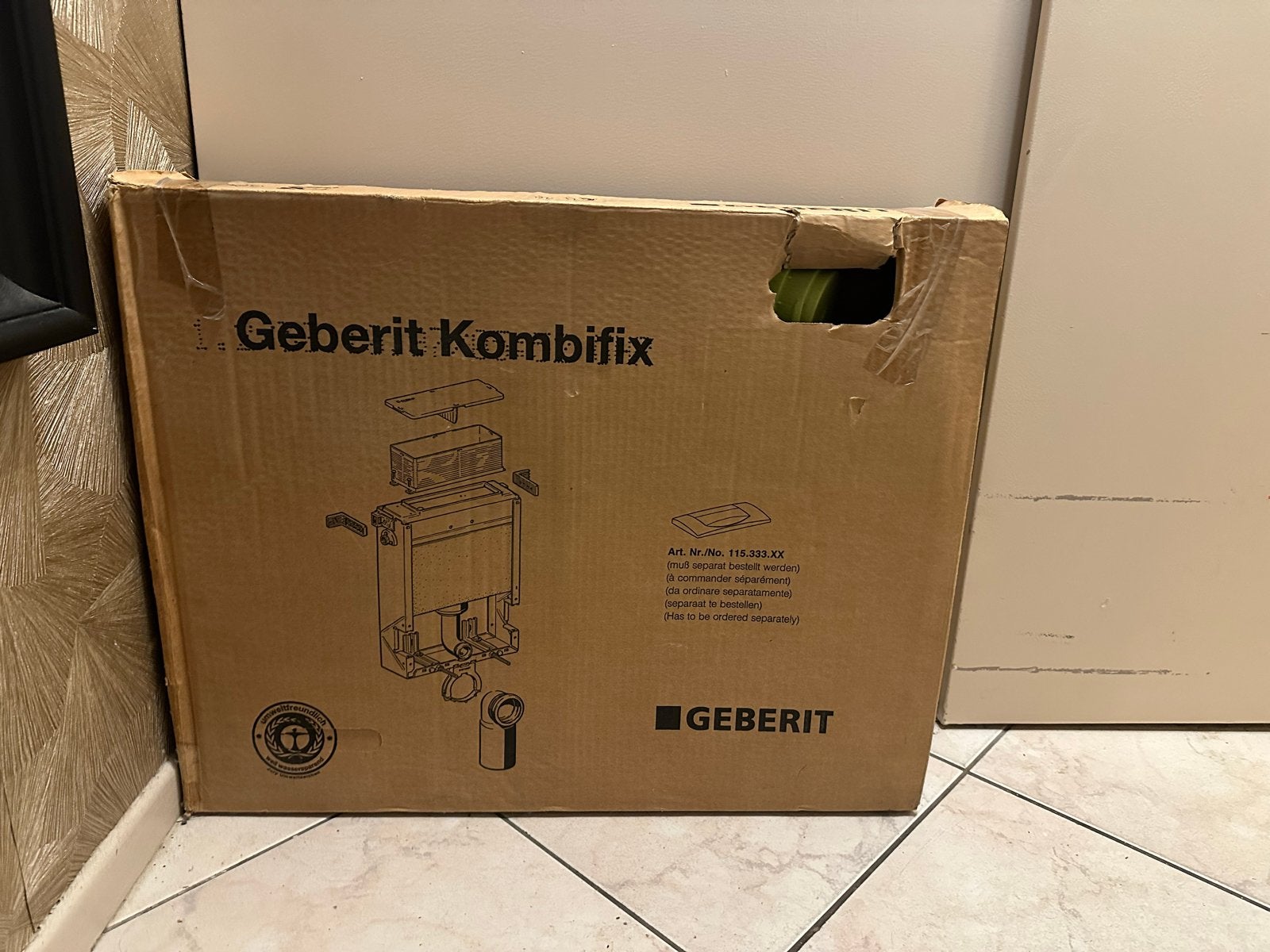 Geberit Kombifix WC montage-element voor wand-wc, Ophalen, Nieuw, Toilet