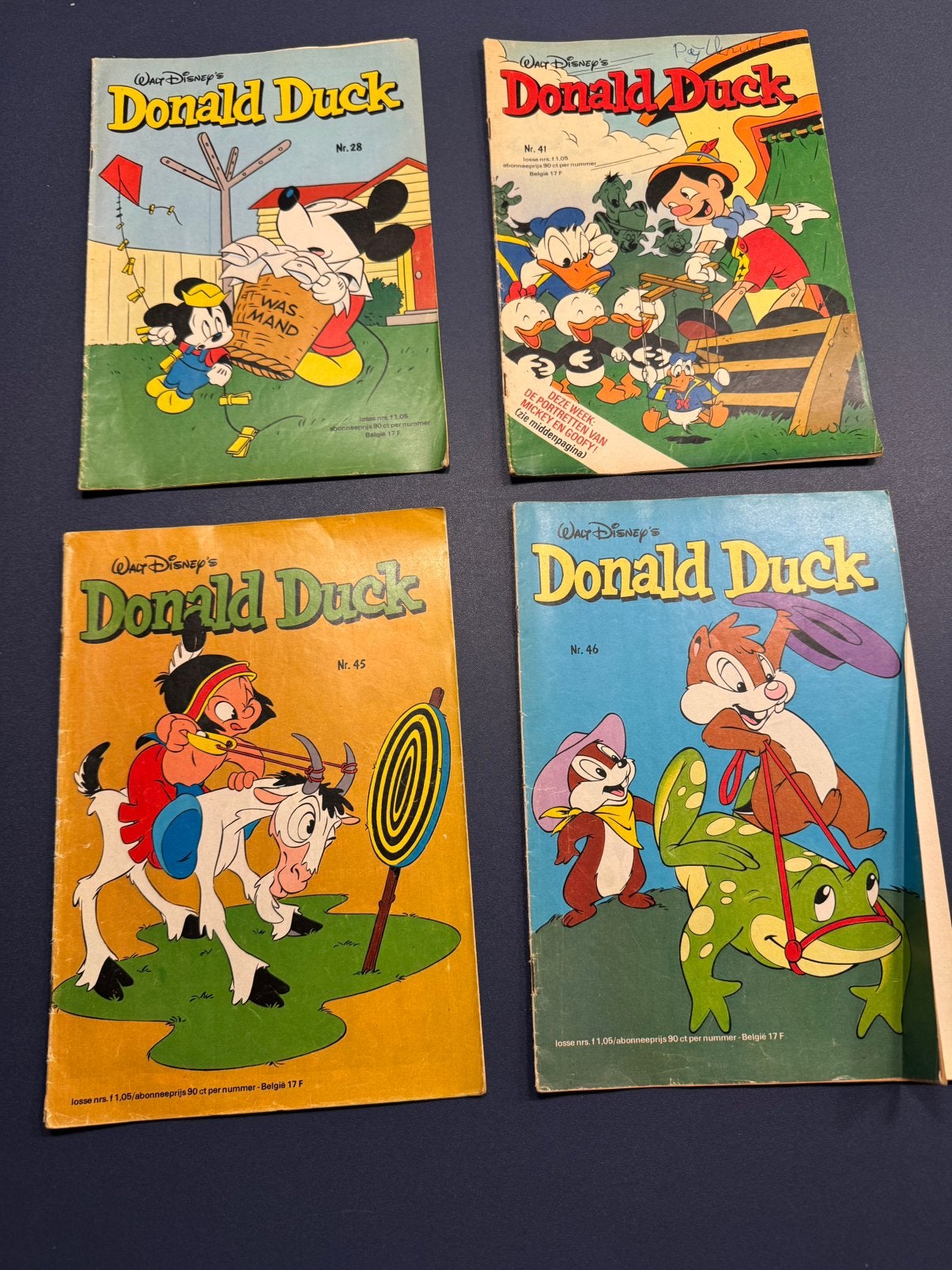 Donald duck 1977 nr 28 41 45 46, Meerdere comics, Ophalen of Verzenden, Zo goed als nieuw, Europa