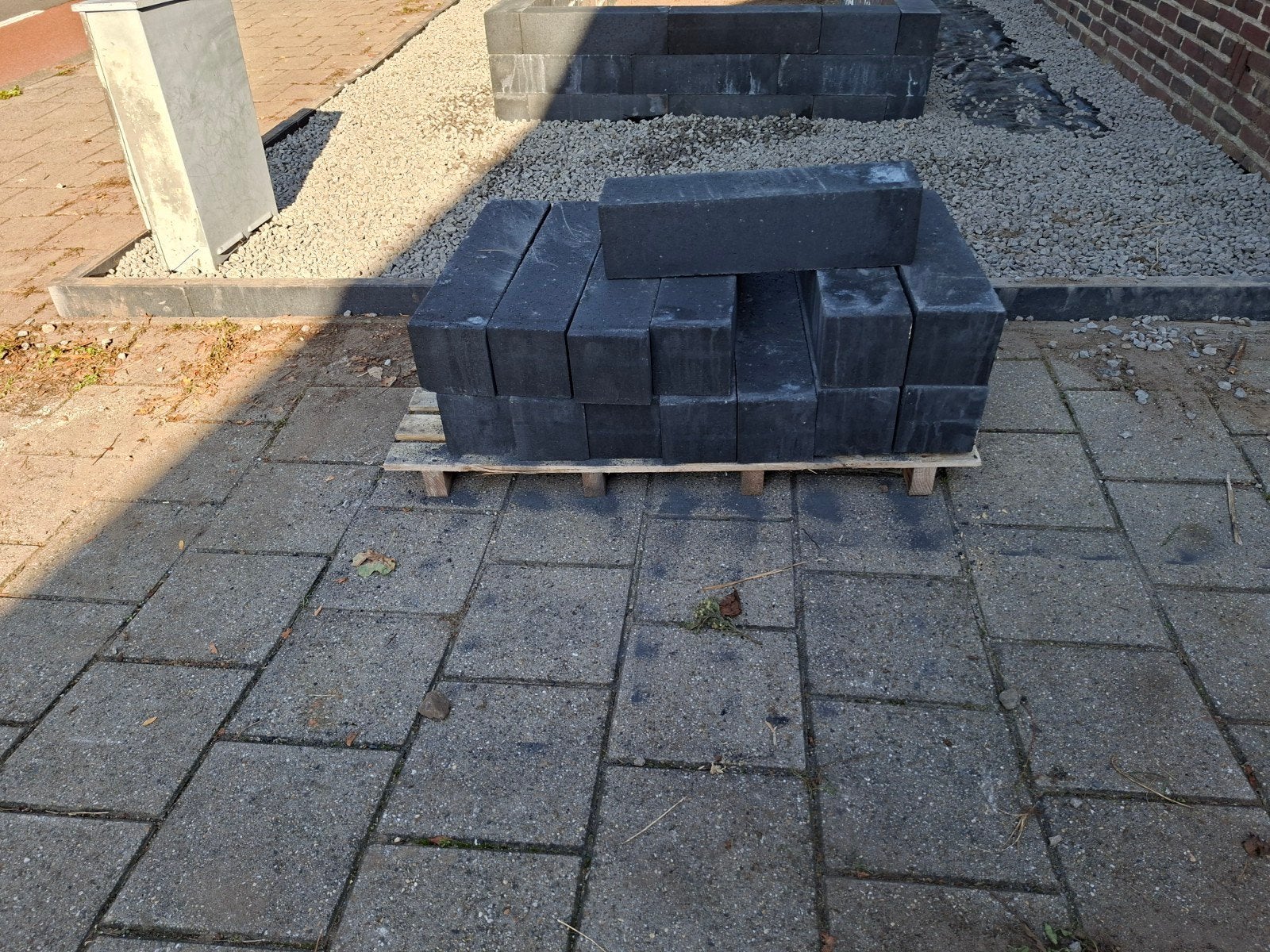 Stapelblokken 15x15x60 Antraciet - 14 stuks, Tuin en Terras, Ophalen, Overige typen, Nieuw, Minder dan 5 m²