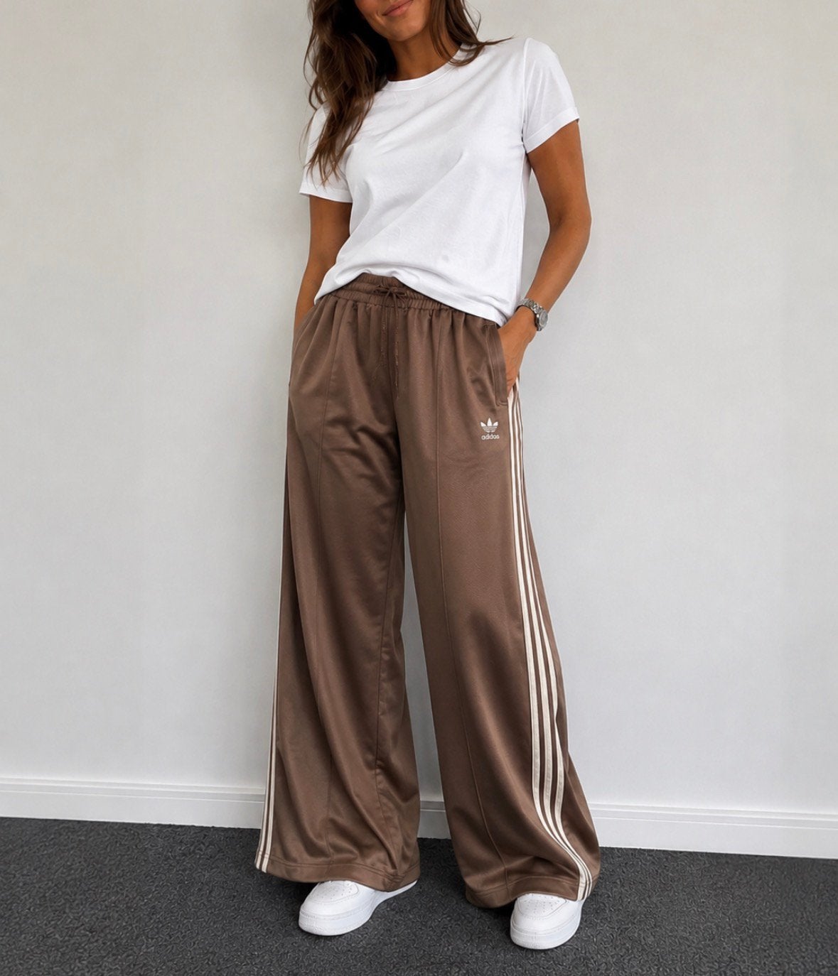 Nieuw! Adidas Originals Firebird Baggy Track Pants, Ophalen of Verzenden, Nieuw, Bruin