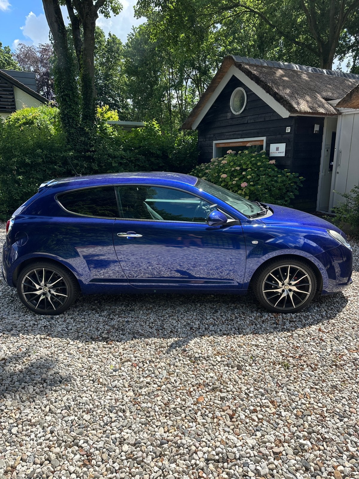 Alfa Romeo MiTo 0.9 Turbo Twinair 74KW/100PK 2015 Blauw, Voorwielaandrijving, Zwart, 100 pk, 49 €/maand