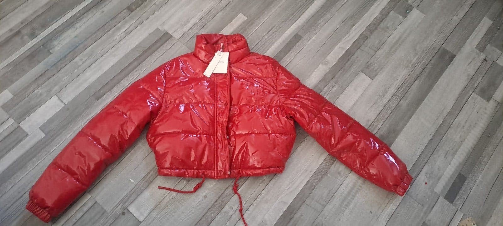 Bershka winterjas maat S nieuw, Nieuw, Maat 36 (S), Rood, Bershka