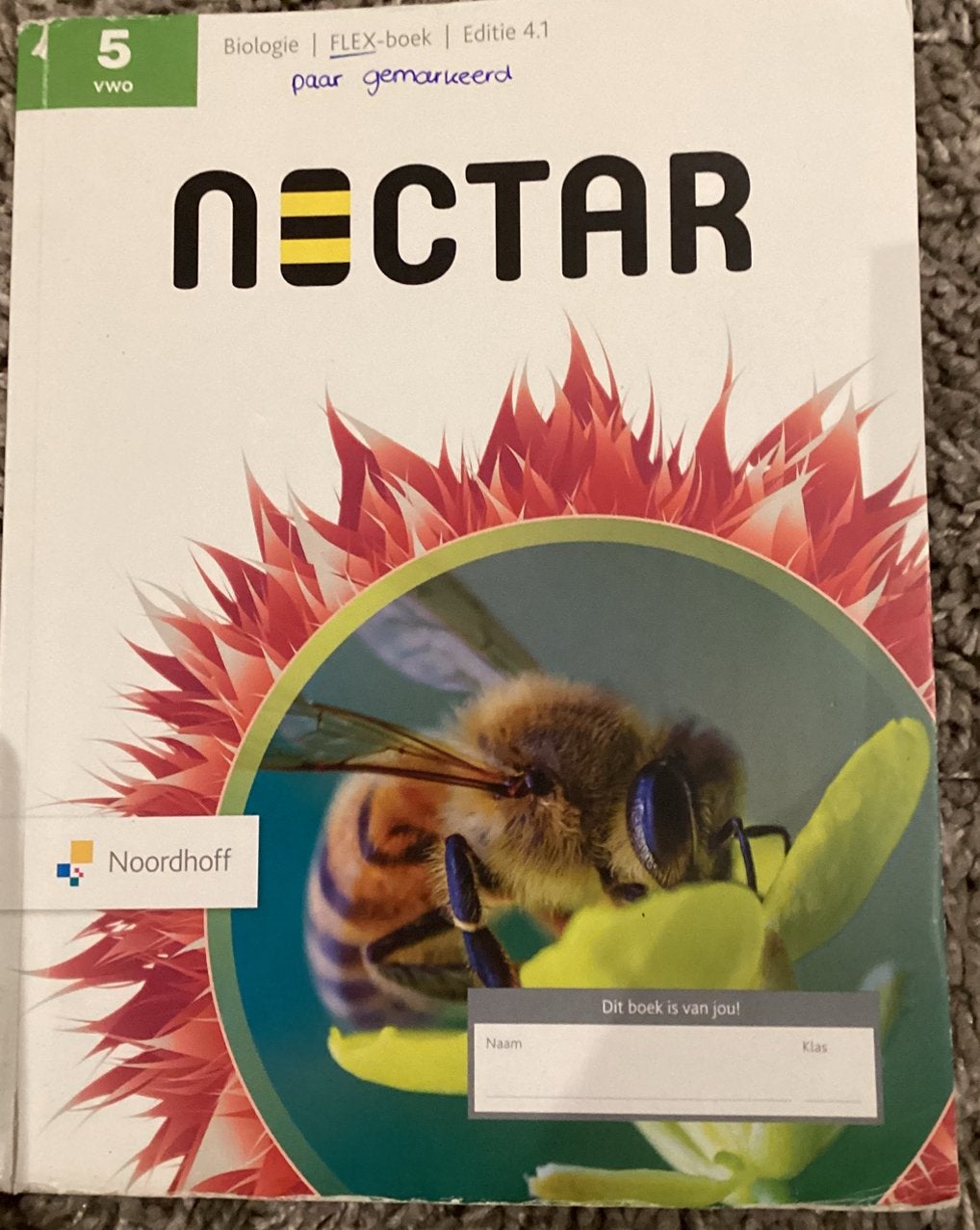 Nectar biologie vwo 5, Ophalen of Verzenden, Zo goed als nieuw, VWO, Biologie