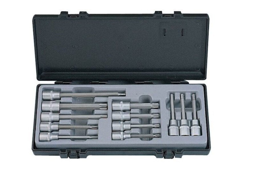 inbus, torx, splinedoppenset 12 dlg. Force [4122], Auto diversen, Autogereedschap, Ophalen of Verzenden, Nieuw