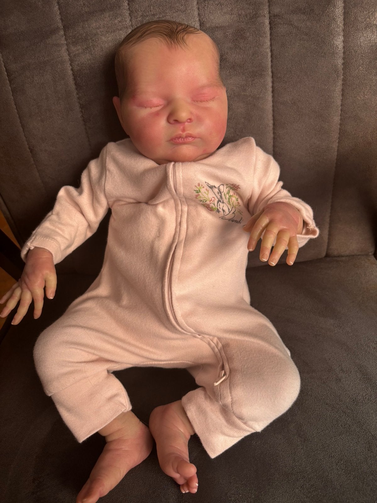 Reborn Laura by Bonnie Brown, Ophalen of Verzenden, Zo goed als nieuw, Pop