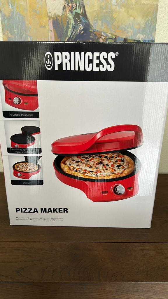 Princess 115007 pizza maker, Witgoed en Apparatuur, Ovens, Minder dan 45 cm, Overige merken, Pizzaoven, Nieuw