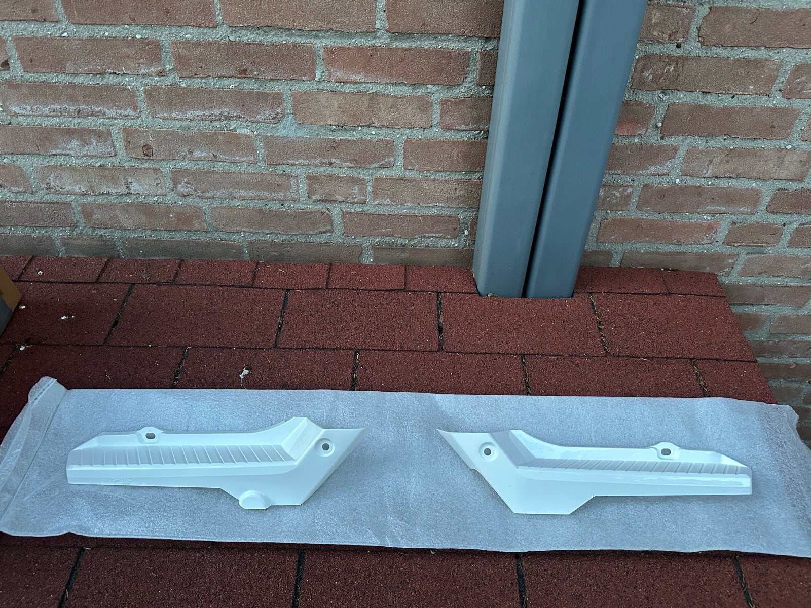 Witte voetkappen voor Honda Camino - Nieuwe replica, Fietsen en Brommers, Ophalen of Verzenden, Nieuw, Kap