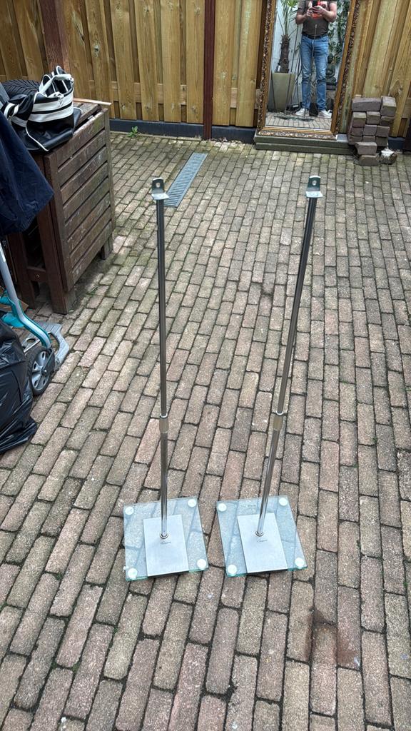Luispreker standaards, 2 stuks, Vogel’s, Ophalen, Gebruikt, Overige materialen, Modern