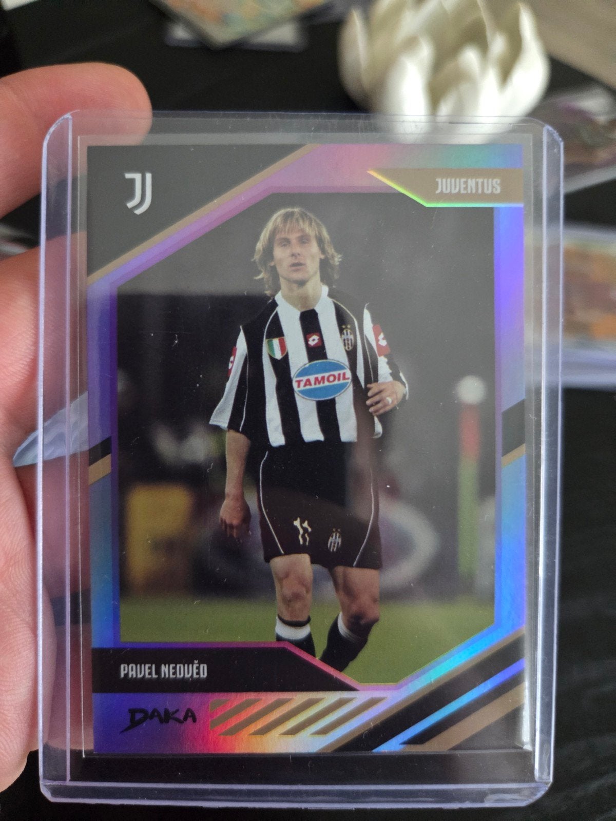 Daka Juventus Pavel Nedved Voetbal Spelerskaart 149/199, Ophalen of Verzenden, Zo goed als nieuw, Buitenlandse clubs, Spelerskaart
