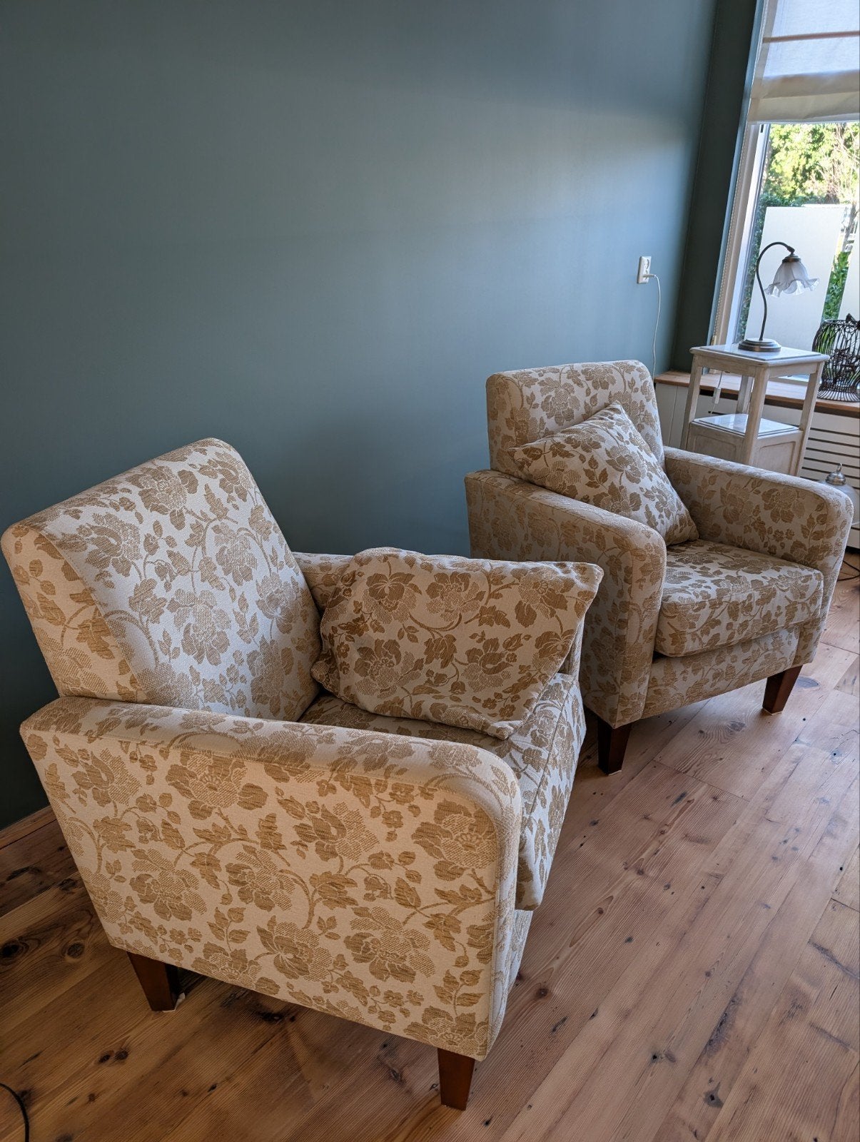 Twee comfortabele fauteuils, Ophalen, Gebruikt, 75 tot 100 cm, 75 tot 100 cm