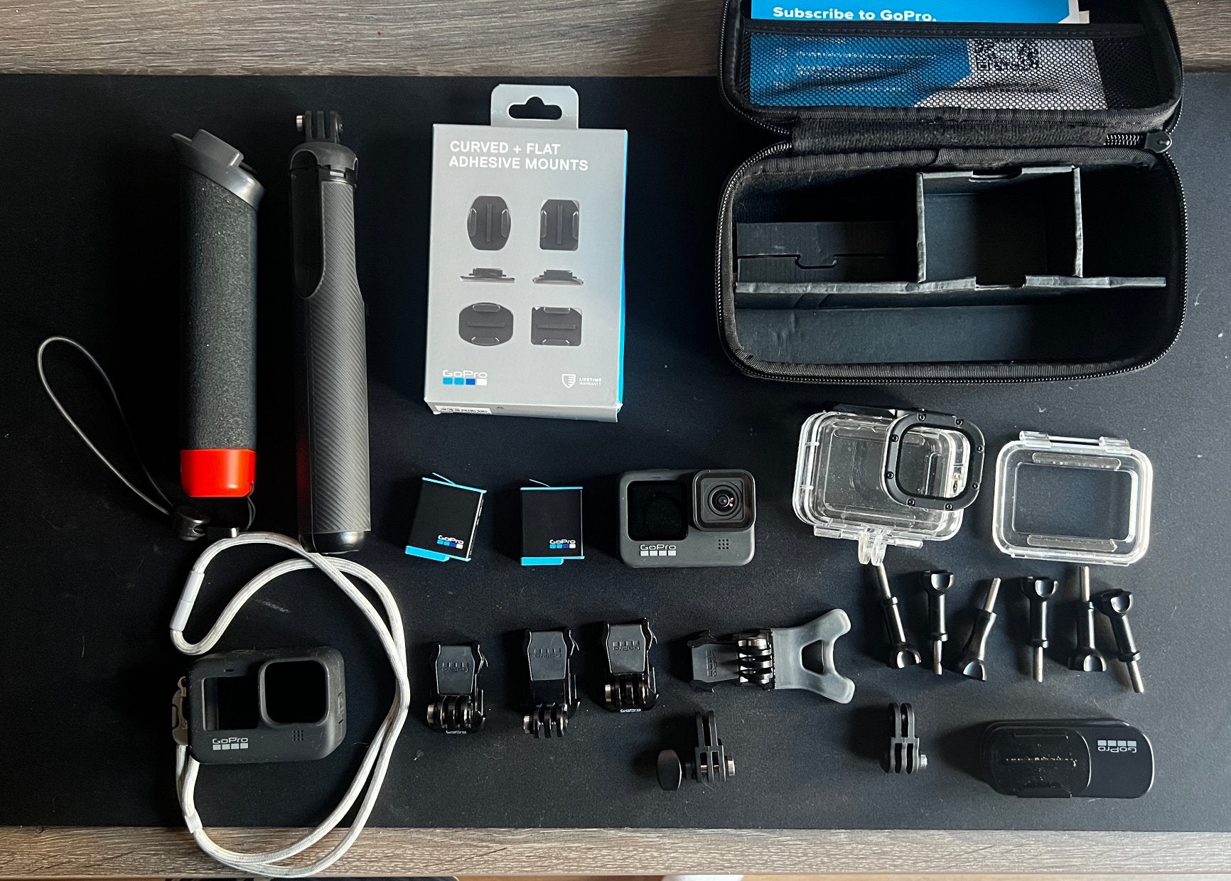 GoPro Hero 9 Black + Uitgebreide Accessoireset, Ophalen of Verzenden, Zo goed als nieuw, GoPro