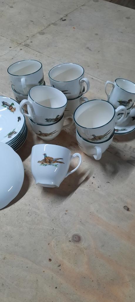 Servies Fazant, Ophalen