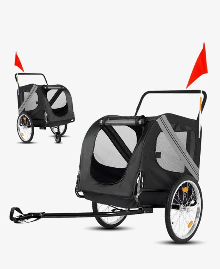 Hondenfietskar Outbee (2x gebruikt), Fietsen en Brommers, Ophalen, Opvouwbaar, 20 tot 40 kg, Zo goed als nieuw