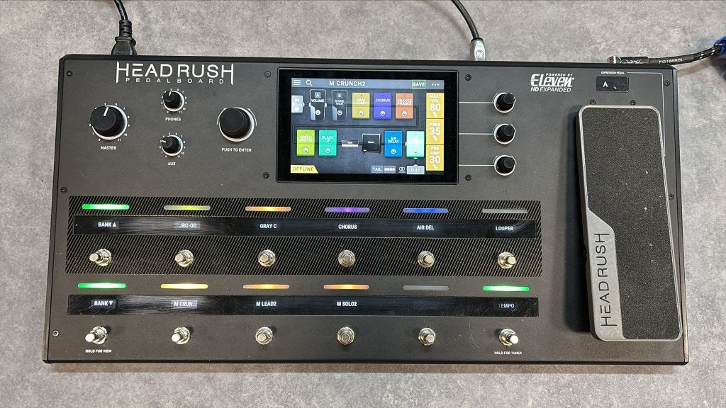 Te koop: HeadRush Pedalboard, Muziek en Instrumenten, Effecten, Ophalen, Gebruikt, Multi-effect