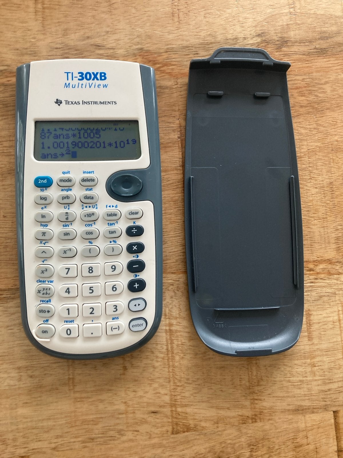 TI-30XB MultiView rekenmachine, Ophalen of Verzenden, Grafische rekenmachine, Zo goed als nieuw