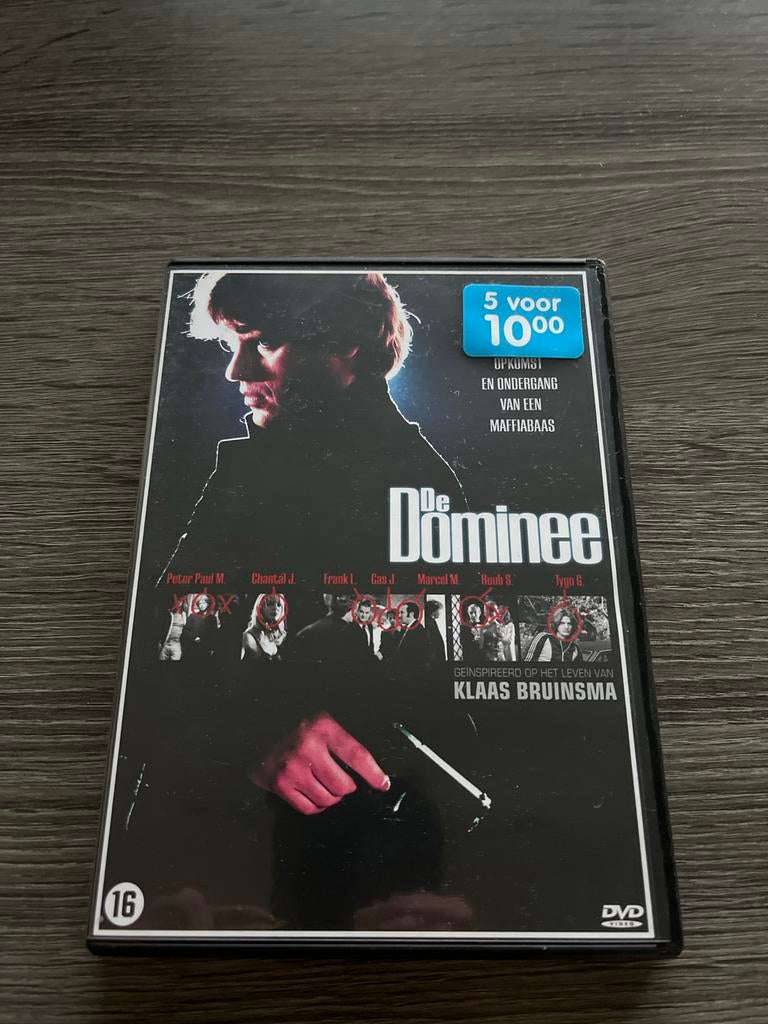 De Dominee DVD - Misdaadfilm gebaseerd op Klaas Bruinsma, Vanaf 16 jaar, Ophalen of Verzenden, Gebruikt, Maffia en Misdaad