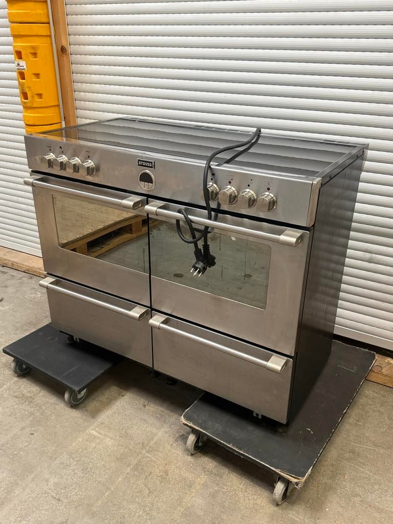 Elektrisch Fornuis - STOVES, Gebruikt, 60 cm of meer, Grill, Ophalen of Verzenden