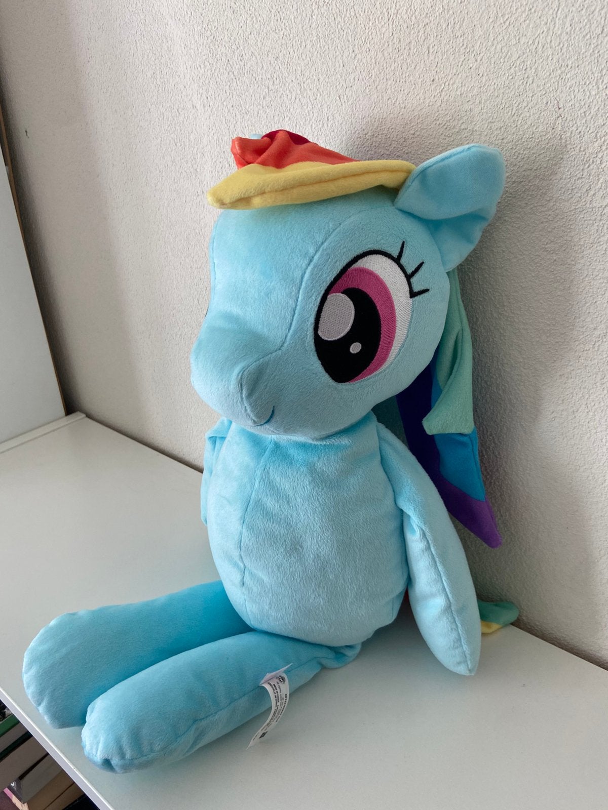 My Little Pony G4 Rainbow Dash XL Knuffel (2016), Paard, Overige merken, Overige karakters, Ophalen of Verzenden