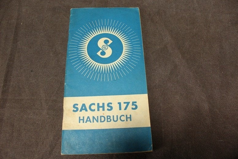 Sachs 175cc 1953 handbuch 175 cc instructie beokje, Motoren, Ophalen of Verzenden, Overige merken