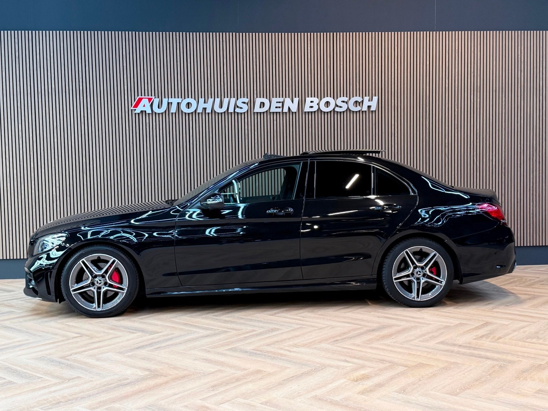 Mercedes-Benz C-klasse 180 Business Solution AMG, Auto's, Automaat, Euro 6, Zwart, Origineel Nederlands