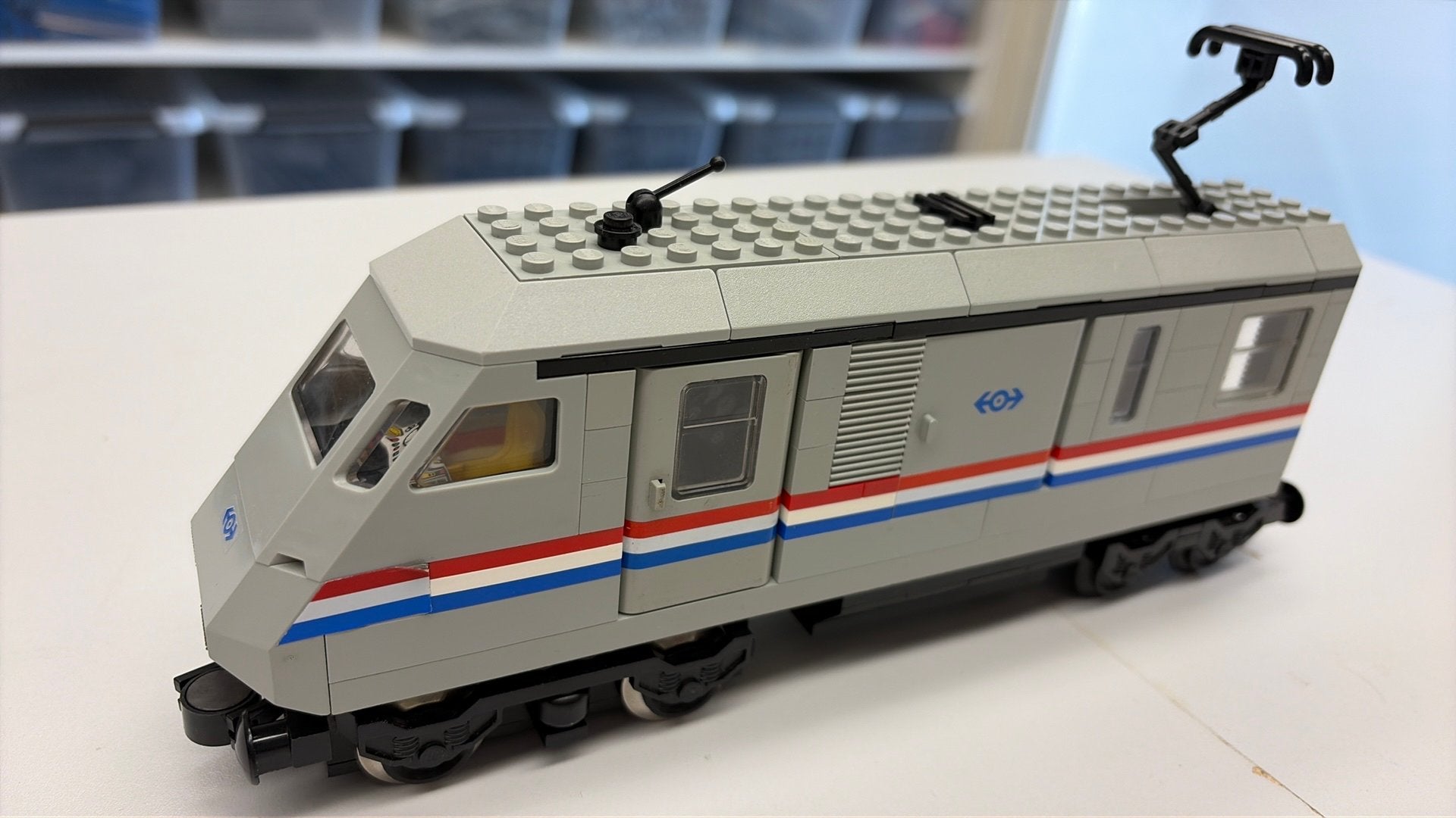 SB3009 Lego trein 9v 4558 Loc/ Moc, Ophalen of Verzenden, Zo goed als nieuw