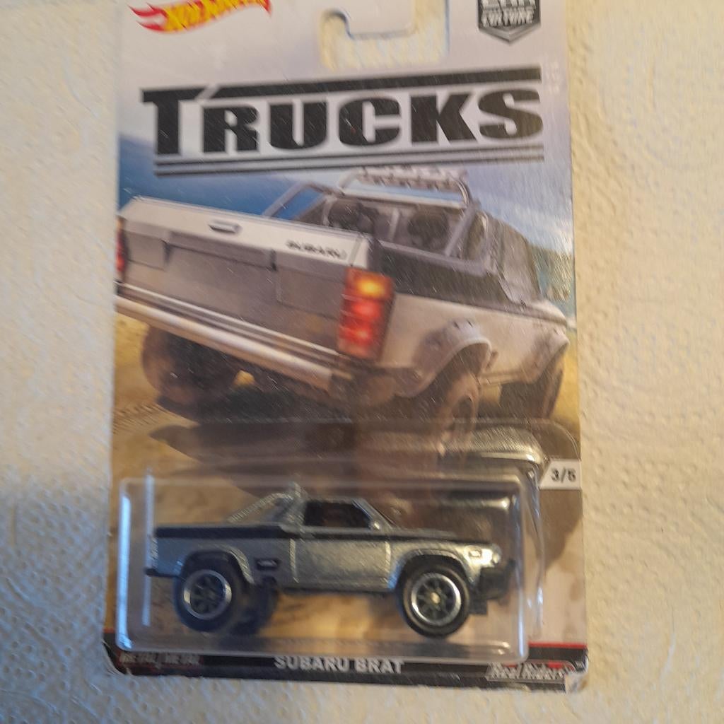 HotWheels Subaru Brat. metal base, real riders. MOC, Ophalen of Verzenden, Nieuw, Auto