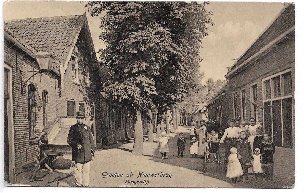 Nieuwerbrug  Hoogendijk, Ophalen of Verzenden, Voor 1920, Ongelopen, Zuid-Holland