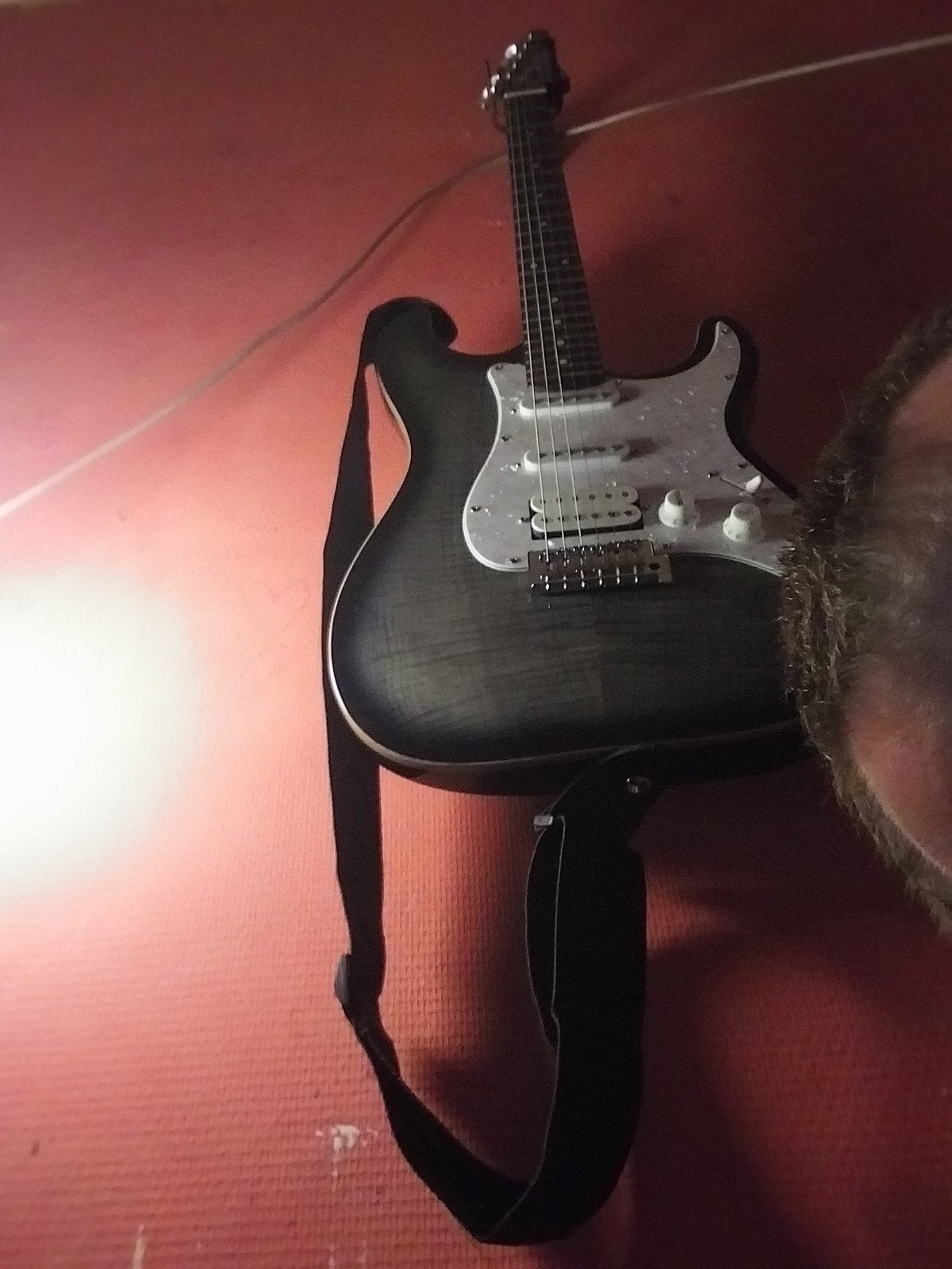 Elektrische gitaar - Zwart/Grijs