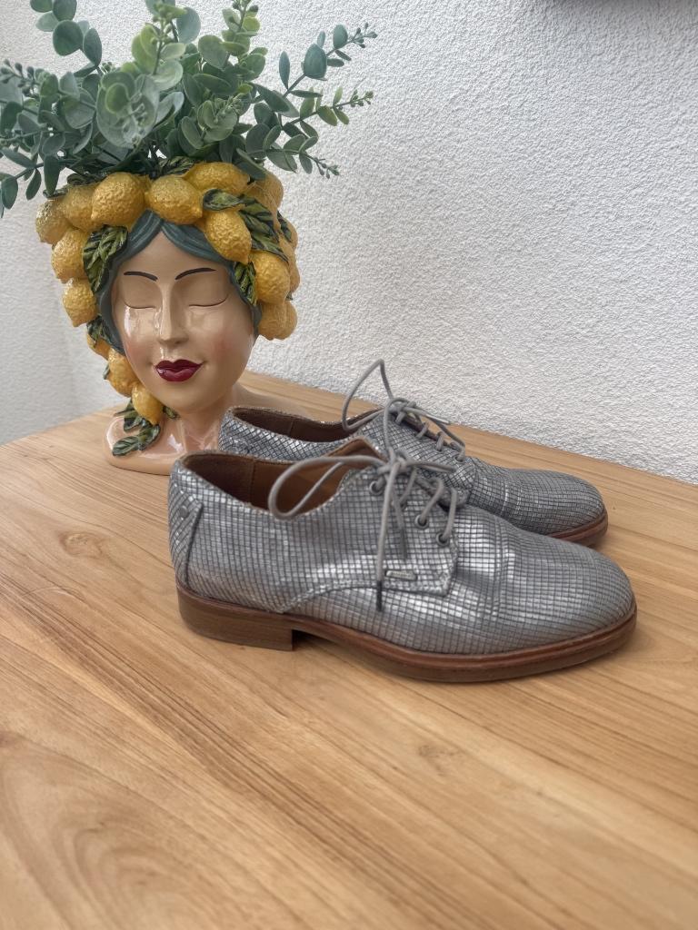 Shabbies Amsterdam Zilver Nieuw, Schoenen met lage hakken, Overige kleuren, Shabbies Amsterdam, Verzenden