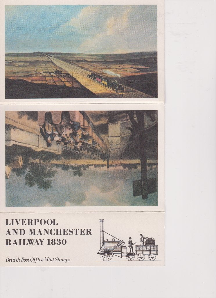 Engeland GB 1980 Carnet 150 j Spoorlijn Liverpool-Manchester, Verzenden, Overige typen
