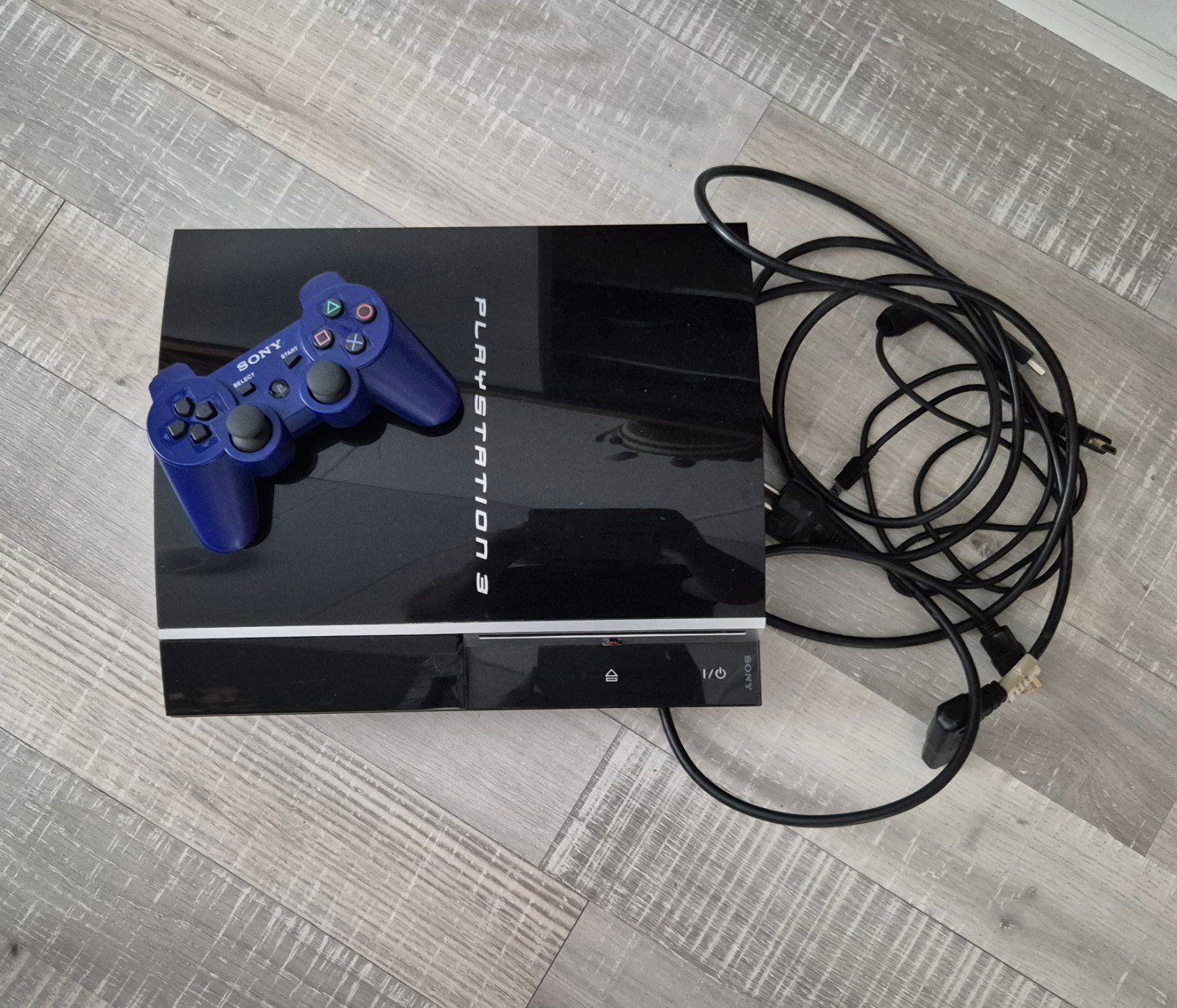 PlayStation 3 Slim met 2 controller en 7 games, Ophalen, 250 GB, Met 1 controller, Slim
