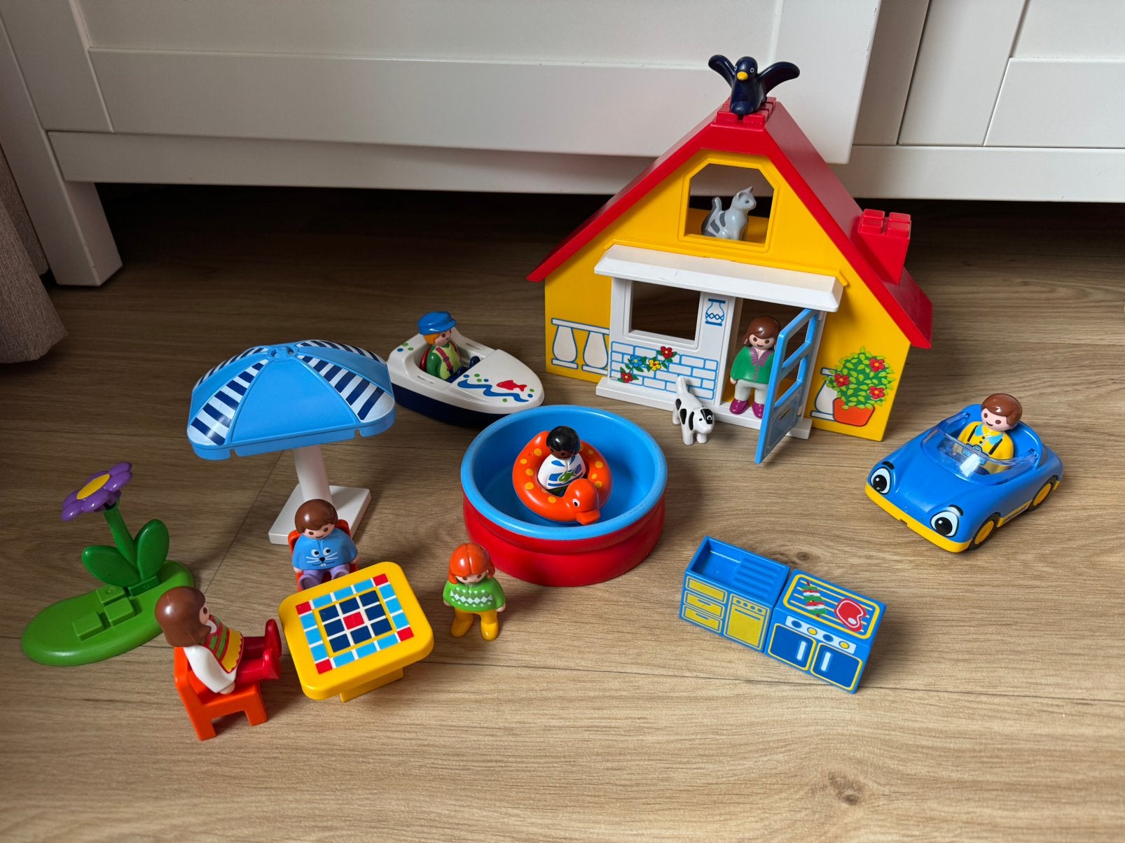 Playmobil 1.2.3 Vakantiehuis 9527, Ophalen of Verzenden, 1.2.3