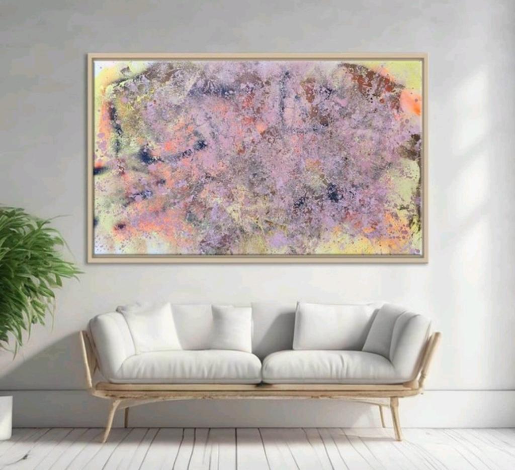 Schilderij Color Bomb 160x95 cm op canvas - van Jagoner, Ophalen of Verzenden