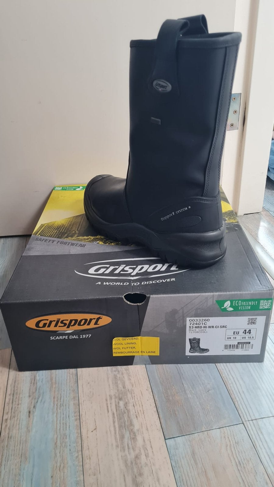Grisport nieuwe werklaarzen bouw maat 44, Ophalen of Verzenden, Nieuw, Zwart, Boots