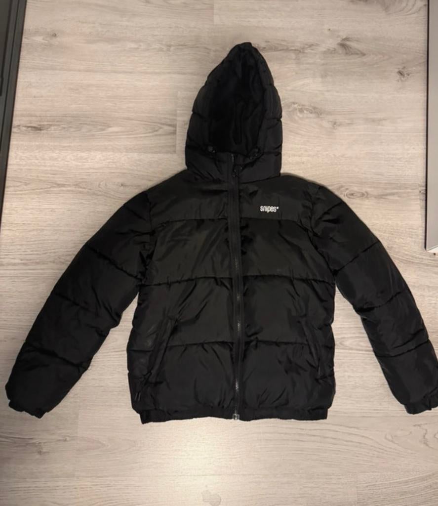 Snipes Puffer Jas Zwart - Maat XS, Kleding | Dames, Ophalen of Verzenden, Zo goed als nieuw, Maat 34 (XS) of kleiner, Zwart