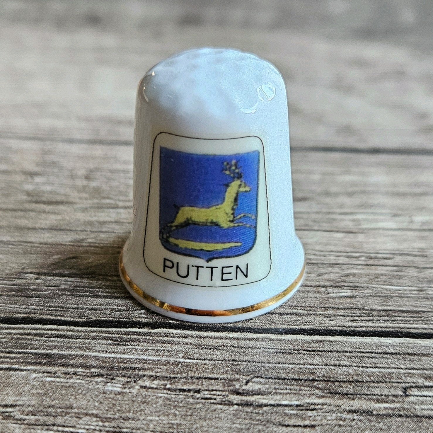 vingerhoedjes verzamelen  - Putten - vingerhoed, Ophalen of Verzenden, Zo goed als nieuw, Porselein, Nederland