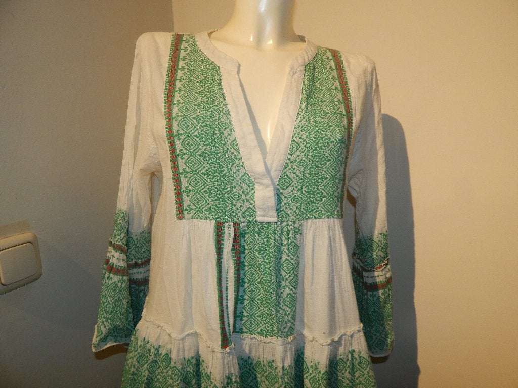 Devotion ibiza jurk heerlijke vakantie jurk borduursel M, Kleding | Dames, Jurken, Maat 38/40 (M), Overige kleuren, Verzenden