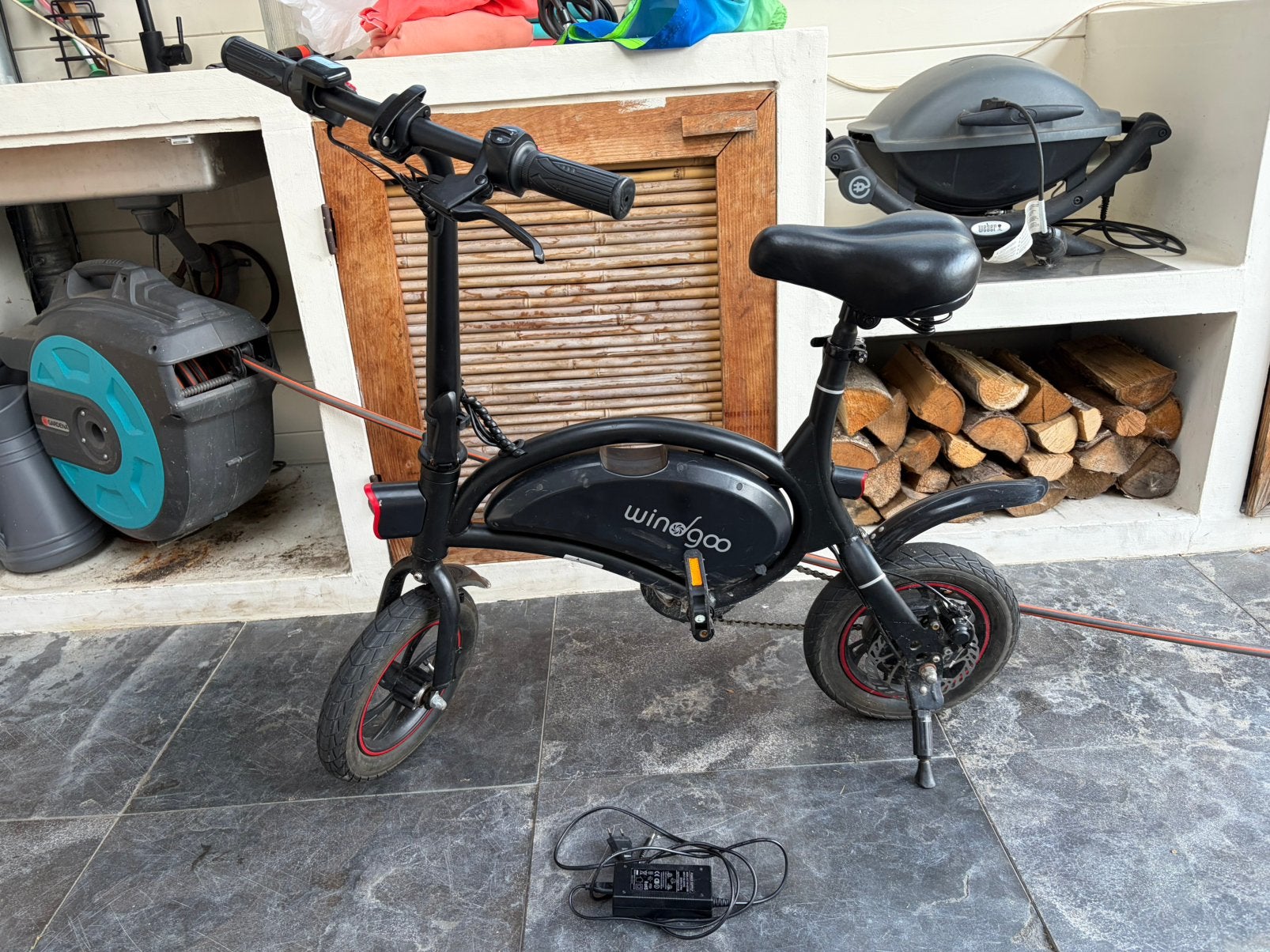 Windgoo B3 elektrische vouwfiets  defect, Fietsen en Brommers, Fietsen | Vouwfietsen, Gebruikt, Ophalen