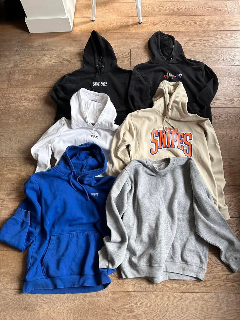 6 xl en xxl hoodies sweaters Ellesse Snipes en Off, Ophalen of Verzenden, Zo goed als nieuw, Maat 56/58 (XL)