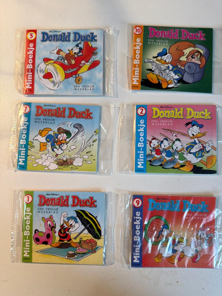 Donald Duck Mini-Boekjes - Set van 6, Meerdere stripboeken, Ophalen of Verzenden, Nieuw