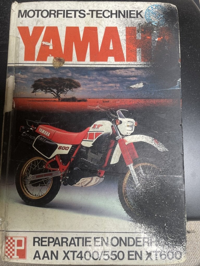 werkplaatshandboek YAMAHA XT400 XT550 XT600;  11,25 euro, Ophalen of Verzenden, Yamaha
