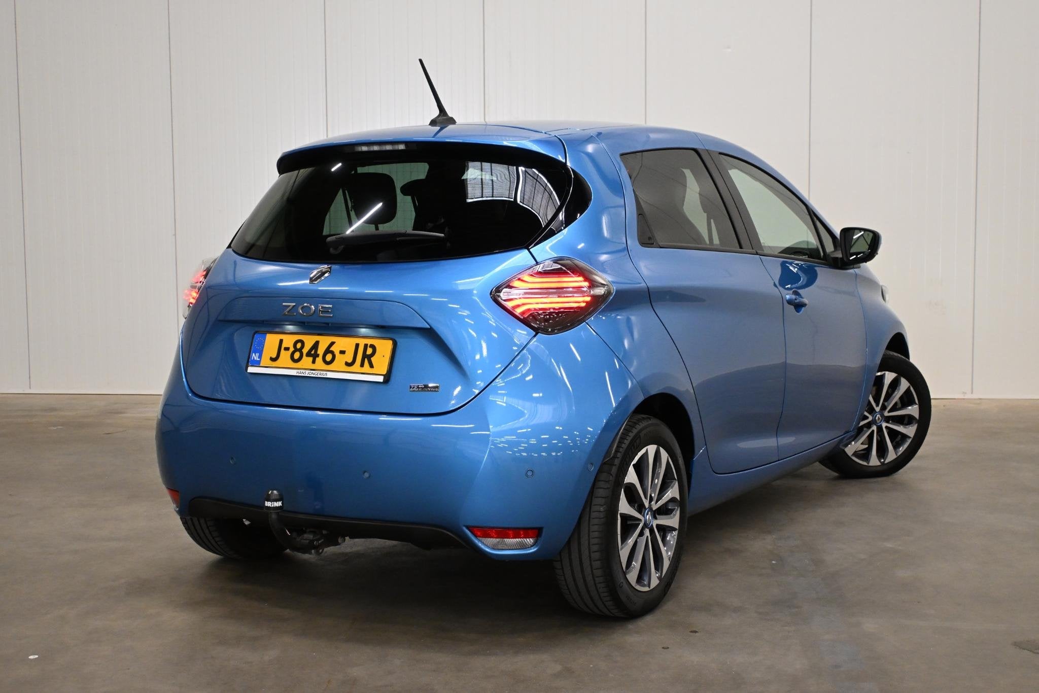 Renault ZOE R135 Intens Business 52 kWh | INCL. ACCU | TREKH, Auto's, Dealer onderhouden, 136 pk, Gebruikt, Blauw