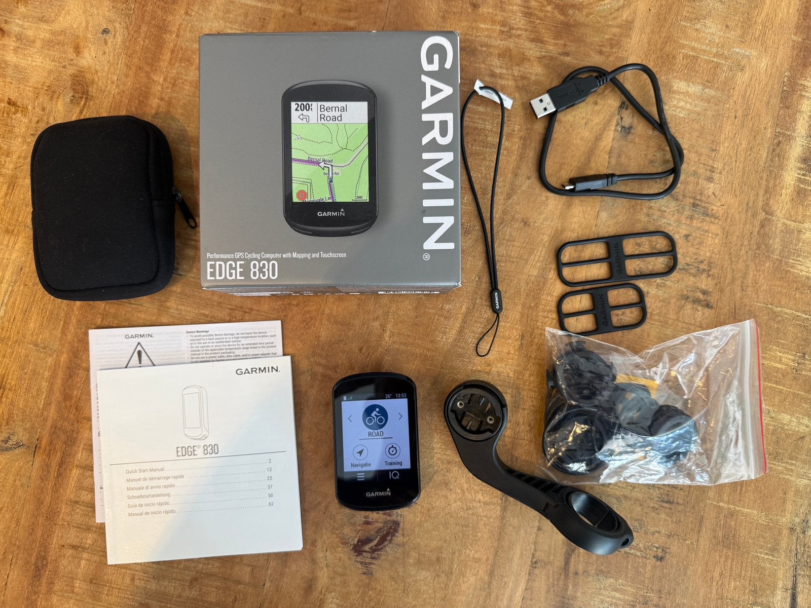 Garmin Edge 830, Fietsen en Brommers, Fietsaccessoires | Fietscomputers, Ophalen of Verzenden, Zo goed als nieuw